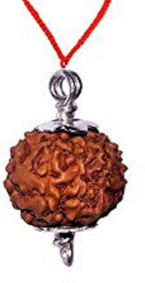 SSG Collections | 8 Mukhi/Faced Rudraksha Pendant, Indonesia/ Java Originated, (Bead Size: 10-14mm) With Silver Coated Capping And GJSPC Lab Certificate | 100% Original & Natural Rudrakash | Wood Pendant available at flipkart for Rs.699
