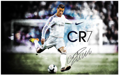 

Cristiano Ronaldo Poster for room Paper Print(12 inch X 18 inch, Rolled)