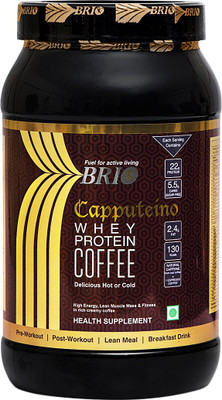 

Brio Capputeino Whey Protein(1 kg, Coffee)