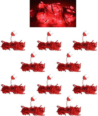 

Goyal 300 inch Red Rice Lights(Pack of 10)