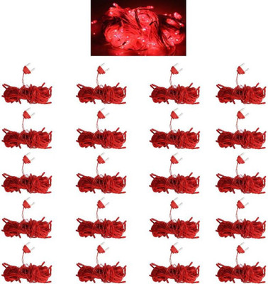 

Goyal 300 inch Red Rice Lights(Pack of 20)