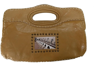 

Miruna Designs Men & Women Casual Tan Genuine Leather Sling Bag