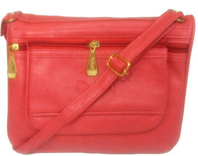 

Chalissa Girls Casual Red PU Sling Bag