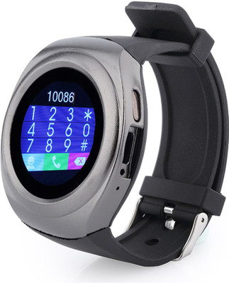 

ESTAR Presenting Bluetooth Smartwatch with Sim- Card Support Compatible Black Smartwatch(Black Strap Free Size)