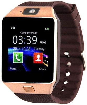 

SYL Presenting Bluetooth Smartwatch with Sim- Card Support Compatible with NOKI.A Gold Smartwatch(Brown Strap Free Size)