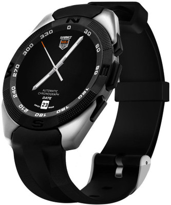 

ESTAR Presenting Bluetooth Smartwatch with Sim- Card Support Compatible with NOKI.A Silver Smartwatch(Black Strap Free Size)
