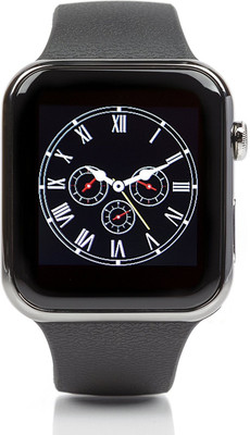 

ESTAR Presenting Bluetooth Smartwatch with Sim- Card Support Compatible with NOKI.A Silver Smartwatch(Black Strap Free Size)
