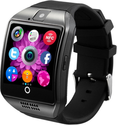 

SYL Presenting Bluetooth Smartwatch with Sim- Card Support Compatible Black Smartwatch(Black Strap Free Size)