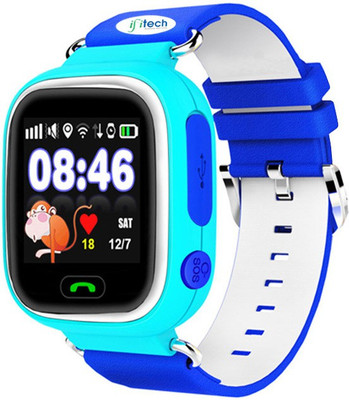 

IFITech SMART WATCH FOR KIDS, GPS TRACKER, SOS CALL, APP CONTROL (ANDROID/IOS)- Smartwatch(Blue Strap 43.5x40x9.8mm)