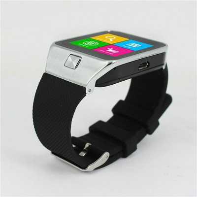 

ESTAR Presenting Bluetooth Smartwatch with Sim- Card Support Compatible with NOKI.A Silver Smartwatch(Black Strap Free Size)