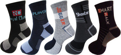 RC. ROYAL CLASS Men Self Design Ankle Length(Pack of 5)