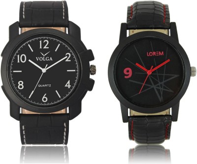 Volga VL14LR08 New Exclusive Collection Leather Strap-Belt Mens Watches Best Offer Combo Watch  - For Boys   Watches  (Volga)
