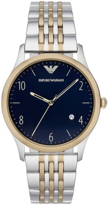 Emporio Armani AR1868 Navy Blue Dial Two-tone Classic Watch  - For Men   Watches  (Emporio Armani)