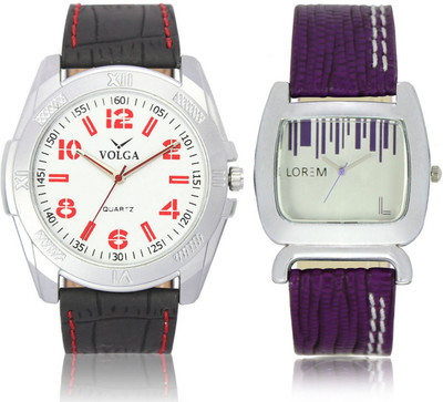 

Volga VL29LR207 New Exclusive Collection Leather Strap-Belt Mens Watches Best Offer Combo Watch - For Boys