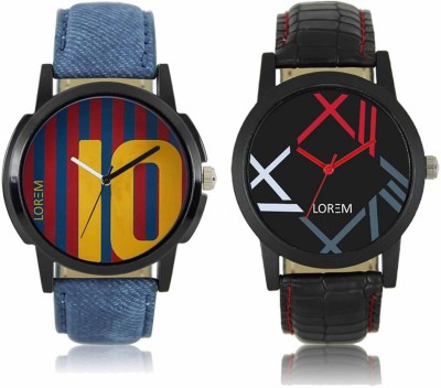 Lorem KY-LR-10-12 Analog Designer Exclusive Combo Watch  - For Men   Watches  (LOREM)