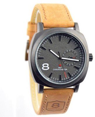 

Talgo Curren 8 Round Dial Casual Brown Leather Wrist Watch By Talgo Watch - For Men