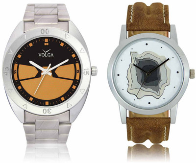 

LegendDeal VL03LR09 Best Trendy Fashion Best Price Leather & Metal Bracelet Belt Girls & Boys Combo Watch - For Boys
