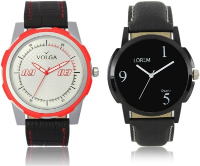 Volga VL42LR06 New Exclusive Collection Leather Strap-Belt Mens Watches Best Offer Combo Watch  - For Boys   Watches  (Volga)