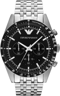 Emporio Armani AR5988 Sportivo Black Dial Watch  - For Men   Watches  (Emporio Armani)