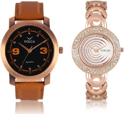 SVM VL21LR0202 Modish Look Best Price Leather & Metal Bracelet Belt Girls & Boys Combo Watch  - For Men & Women   Watches  (SVM)