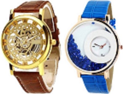 good friends stylish Automatic brown and mxre blue Watch  - For Girls   Watches  (Good Friends)