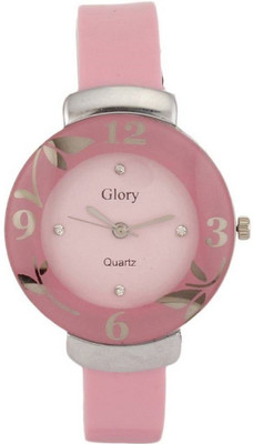 View Freny Exim Fashion Stylish Pink Slim Round Dial Casual Belt Strap Watch  - For Girls Wrist Watches Price Online(Freny Exim)