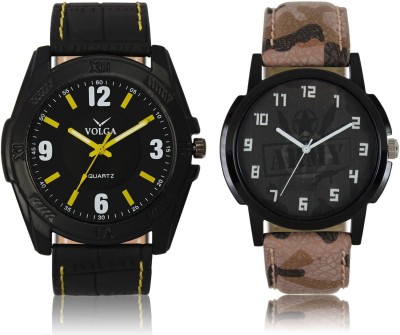 SVM VL17LR03 Modish Look Best Price Leather Belt Mens Combo Watch  - For Boys   Watches  (SVM)