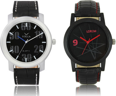 

Volga VL39LR08 New Exclusive Collection Leather Strap-Belt Mens Watches Best Offer Combo Watch - For Boys