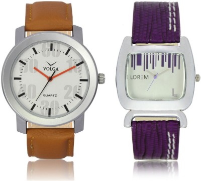 Volga VL27LR207 New Exclusive Collection Leather Strap-Belt Mens Watches Best Offer Combo Watch  - For Boys   Watches  (Volga)