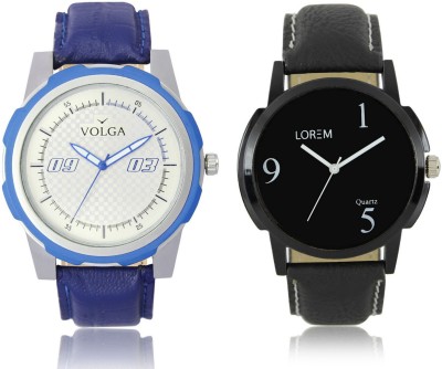 Volga VL41LR06 New Exclusive Collection Leather Strap-Belt Mens Watches Best Offer Combo Watch  - For Boys   Watches  (Volga)