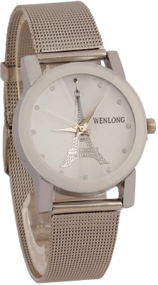 Freny Exim Unique And Extraordinary Effil Tower White Round Dial Metal Comfortable Belt Strap Watch  - For Girls   Watches  (Freny Exim)