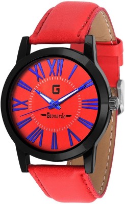 geonardo GDM124 red dial designer Watch  - For Boys   Watches  (Geonardo)