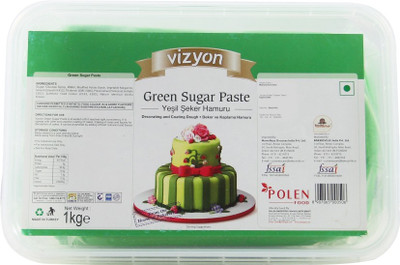 

Vizyon Green, 1 Kg Sugar Paste(1 kg, NA)