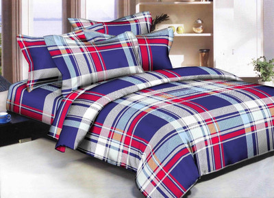 

MDdecor 120 TC Polycotton Double King Floral Bedsheet(Pack of 1, Multicolor)