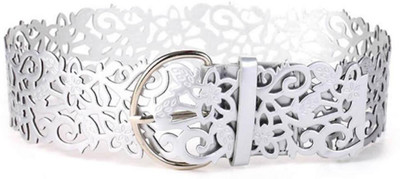 

BLINGG Women Casual Silver Artificial Leather Belt