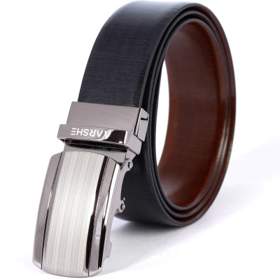 

AARSHE Men Casual, Formal Black, Brown Genuine Leather Reversible Belt