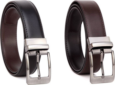 

Saugat Traders Men Casual, Party, Formal, Evening Black, Brown Artificial Leather Reversible Belt
