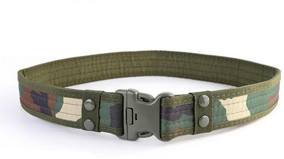 Magideal Men & Women Black Canvas Belt