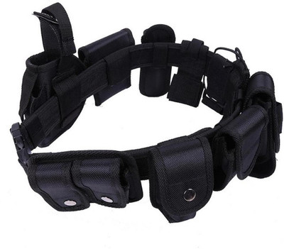 

Magideal Men & Women Black Canvas Belt