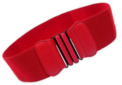 

Magideal Men & Women Red Canvas Belt