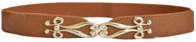 

BLINGG Women Casual Brown Artificial Leather Belt