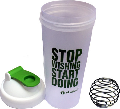 

GB i Shaker 600 ml Shaker(Pack of 1, White, Multicolor)