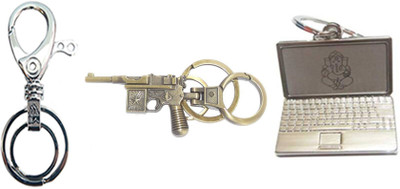 

MGP Fashoin Metallic Silver Couple Romentic Gift Photo Frame With Laptop Key Chain No. 309 Key Chain(Multicolor)