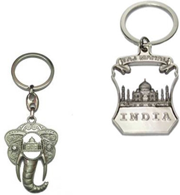 

MGP Fashion Tajmahal With Cartoon Metallic Key Chain Silver ComboNo.269 Key Chain(Multicolor)
