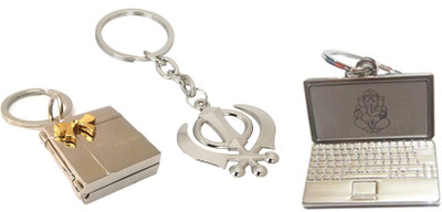 

MGP Fashoin Metallic Silver Couple Romentic Gift Photo Frame With Laptop Key Chain No. 305 Key Chain(Multicolor)