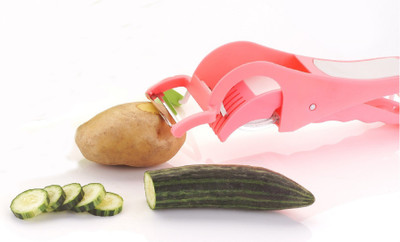 

VR Royal 2 in 1 Vegetable Cutter Peeler Chopper(1 Vegetable Cutter), Pink