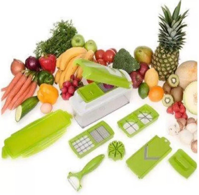 

Kumar Retail NICER DICER PLUS VEGETABLE Chopper (Green) Chopper(1 Chopper Set)