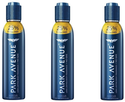 

Park Avenue Long Lasting Body Spray - For Men(450 ml, Pack of 3)