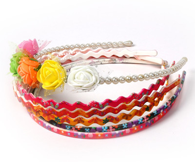 Endiano HB03 Hair Band(White, Turquoise, Red, Orange, Yellow, Pink)