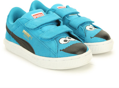 

Puma Boys & Girls Velcro Sneakers(Blue, Atomic blue-black